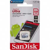 Sandisk Ultra 256GB 100MB/S microSDXC UHS-I Hafıza Kartı SDSQUNR-256G-GN3MN - 2