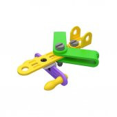 Roy Toy Sök Tak Araçlar 15 Parça KÜÇÜK UÇAK Kendin Yap Oyun Seti 3+ Yaş Üzeri Çocuklar İçin - 2