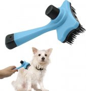 Otomatik Temizlenen Tuşlu Evcil Hayvan Fırçası Kedi Köpek Tarağı Tüy Alıcı Tarak Tüy Toparlayıcı - 1