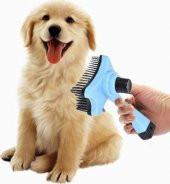 Otomatik Temizlenen Tuşlu Evcil Hayvan Fırçası Kedi Köpek Tarağı Tüy Alıcı Tarak Tüy Toparlayıcı - 5