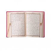 Hayrat Neşriyat Çanta Boy Kuran-ı Kerim (Mühürlü, Plastik Kapak) Pembe - 2