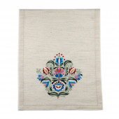 Keten Kumaş Dikdörtgen Örtü - 1