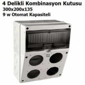 TP Elektrik Boş 4 Delikli Kombinasyon Kutusu - 1
