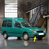 VW Caddy 1996-2003 Ön Tampon Sağ Sis Kapağı Sissiz 6K5853666A thumbnail 1