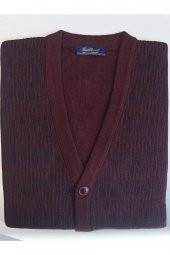 Galeria Çelik Örme Yün Akrilik Düğmeli Cep Detaylı Hırka - 6