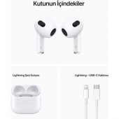 Apple AirPods (3. nesil) ve Lightning Şarj Kutusu Bluetooth Kulaklık MPNY3TU/A - 4