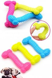 Kemik Şekilli Köpek Diş Isırma Aparatı Evcil Hayvan Oyuncağı Kedi Köpek Oyuncagı Küçük Irklar İçin - 1