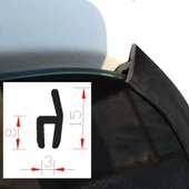 Contacall Karavan, Panelvan Araç Cam Kapama Fitili Kenar Lastiği 10 Metre - 7