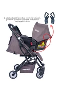 TommyBaby Mia Kabin Travel Bebek Arabası Black Kabin Boy - 4