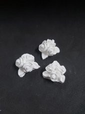 Küçük Üçlü Güller Çiçek 3 lü Set 3x3cm - 1