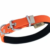 Doggie Konfor Dokuma Boyun Tasması Turuncu 2.0*35-40 cm (DSBT-2010 M) - 2