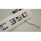 Benz C 350 4Matic Bagaj Krom Metal 3M 3D Yazı Logo thumbnail 1