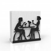 Sohbet Temalı Metal Peçetelik - 1