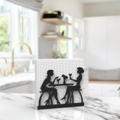 Sohbet Temalı Metal Peçetelik - 3