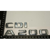Benz A 200 CDi Bagaj Krom Metal 3M 3D Yazı Logo thumbnail 5