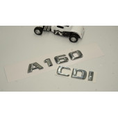 Benz A 160 CDi Bagaj Krom Metal 3M 3D Yazı Logo thumbnail 2