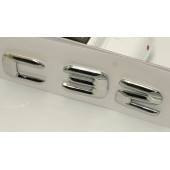 Benz C32 Bagaj Krom Metal 3M 3D Yazı Logo - 4