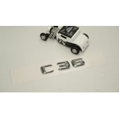 Benz C36 Bagaj Krom Metal 3M 3D Yazı Logo thumbnail 2