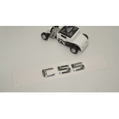 Benz C55 Bagaj Krom Metal 3M 3D Yazı Logo - 2