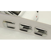 Benz C55 Bagaj Krom Metal 3M 3D Yazı Logo - 4