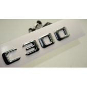 Benz C 300 Bagaj Krom Metal 3M 3D Yazı Logo - 1