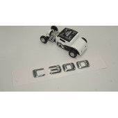 Benz C 300 Bagaj Krom Metal 3M 3D Yazı Logo - 2