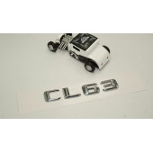 Benz CL63 Bagaj Krom Metal 3M 3D Yazı Logo - 2