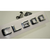Benz CL600 Bagaj Krom Metal 3M 3D Yazı Logo - 1