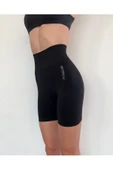 Seamless Toparlayıcı Mint Kısa Spor Tayt - 5