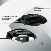 Logitech G502 X Kablolu Gaming Mouse Siyah 910-006139 - 5