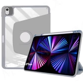 Apple iPad Air 4/5. Nesil 10.9 Kılıf Termik Kalem Bölmeli Dönebilen Standlı Kılıf (10.Nesil Değildir) - 6