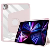 Apple iPad Air 4/5. Nesil 10.9 Kılıf Termik Kalem Bölmeli Dönebilen Standlı Kılıf (10.Nesil Değildir) - 10