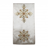 Seraser Kumaş Üzerine Maraş işi Dikdörtgen Örtü - 1