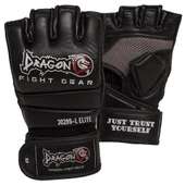 DragonDo 30299-L Elite MMA Eldiveni Hakiki Deri Serbest Dövüş Eldiveni - 1