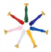 Mum Mühürü Sapı 7 Farklı Renkde Akrilik Kristal Reçine M8 Dişli thumbnail 3