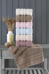 Stars 50x90 cm 6lı Extra Yumuşak El ve Yüz Havlu Seti - 1