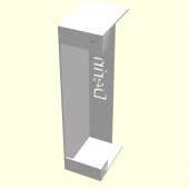 Derin Kişiye Özel Üretim Vidasız Raf Sevgiliye Eşe Hediyelik Askı Organik Plastikten - 3