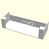 Derin Kişiye Özel Üretim Vidasız Raf Sevgiliye Eşe Hediyelik Askı Organik Plastikten - 1