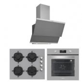 Silverline BO6502S02 - CS5335S01 - 3420 Classy 60 Gri Cam Ankastre Set - 1