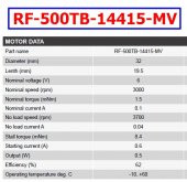 Mabuchi RF-500TB-14415 (Çap 32mm) DC 1.5-9V Mini Solar Motor - 9