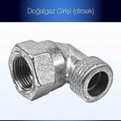 Doğalgaz Dirsek ankastre ocak Fırın No:1 3/8 - 3