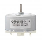 DC 5V 3100 RPM Yüksek Hızlı DC Motor RF-500TB-14415 thumbnail 2