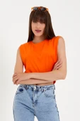 Süperlife Kadın Regular Fit Crop Tişort SPR22TSK128 - 10