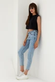 Süperlife Kadın Regular Fit Crop Tişort SPR22TSK128 - 4