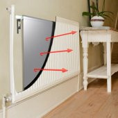 2 ADET Petek Radyatör Arkası Isı Yalıtım Levhası 50x100 cm - 3