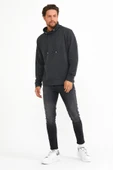 Süperlife Erkek Şal Yaka Regular Fit Brooklyn İnce Sweatshirt SPR22SW142 - 8