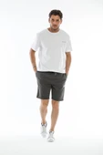 Süperlife Erkek Regular Fit Nakışlı Brooklyn Şort SPR21Y57 thumbnail 4