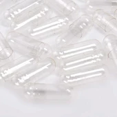 Büyük Boy Şeffaf Boş İlaç Kapsülü 00'' 250 Adet-1000mg Helal Sertifikalı thumbnail 5