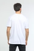 Süperlife Erkek Bisiklet Yaka Slim Fit Ön Çöp Dikiş Garni  Tişort SPR21Y01 - 8