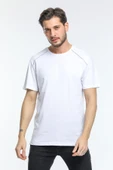 Süperlife Erkek Bisiklet Yaka Slim Fit Garnili Tişort SPR21Y02 - 9